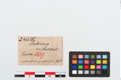 Etiketten zu Eisengriffangelmesser (NHMW-PRAE-024018)